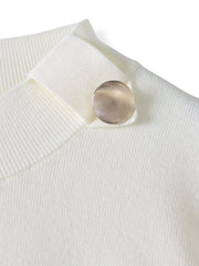 トゥシューズスカーフ付きニット