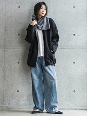2WAYウエストペインターデニムパンツ≪洗濯機で洗える≫