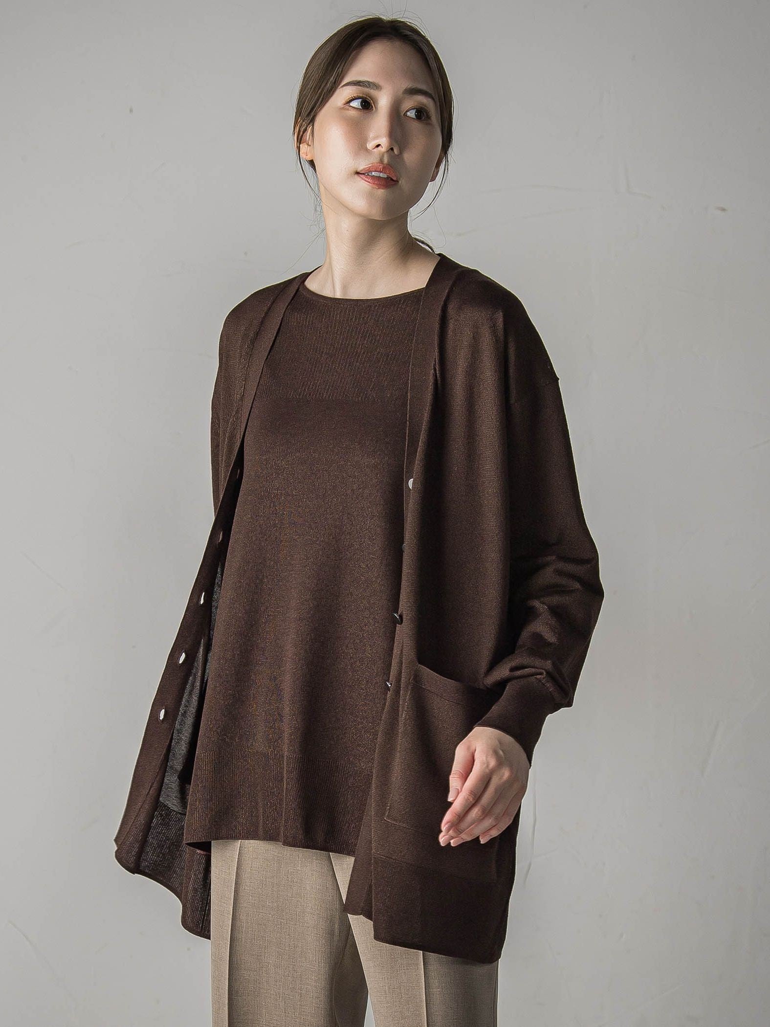 【極】SARIニットプルオーバー≪手洗い可能≫