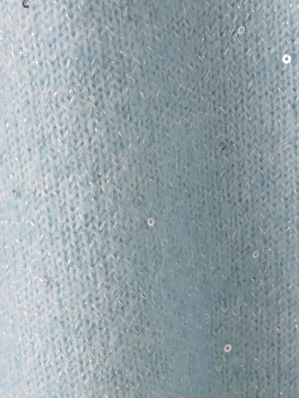 スパンコールクルーネックニット≪洗える≫