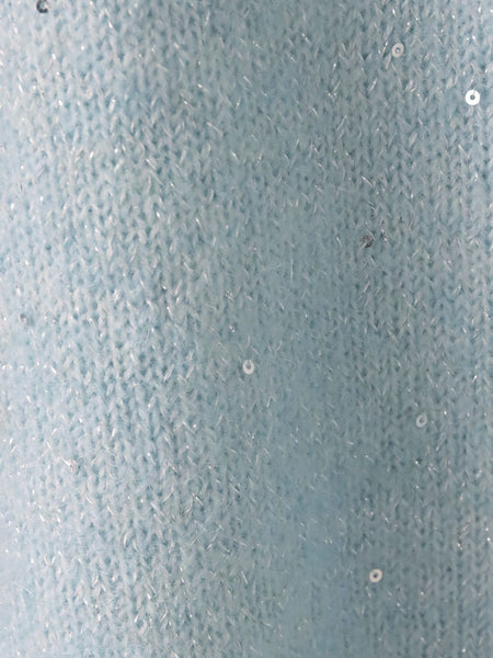 スパンコールクルーネックニット≪洗える≫