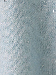 スパンコールクルーネックニット≪洗える≫