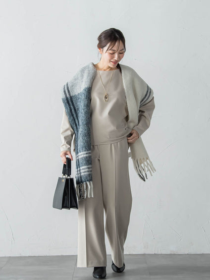 両面起毛T/Rブラウス