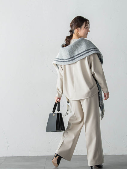 両面起毛T/Rブラウス