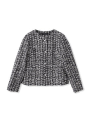 ラメファンシーツイードジャケット