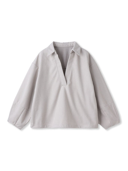 【楽・美・軽】スキッパーブラウス≪手洗い可能≫