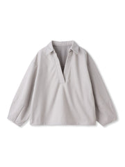 【楽・美・軽】スキッパーブラウス≪手洗い可能≫