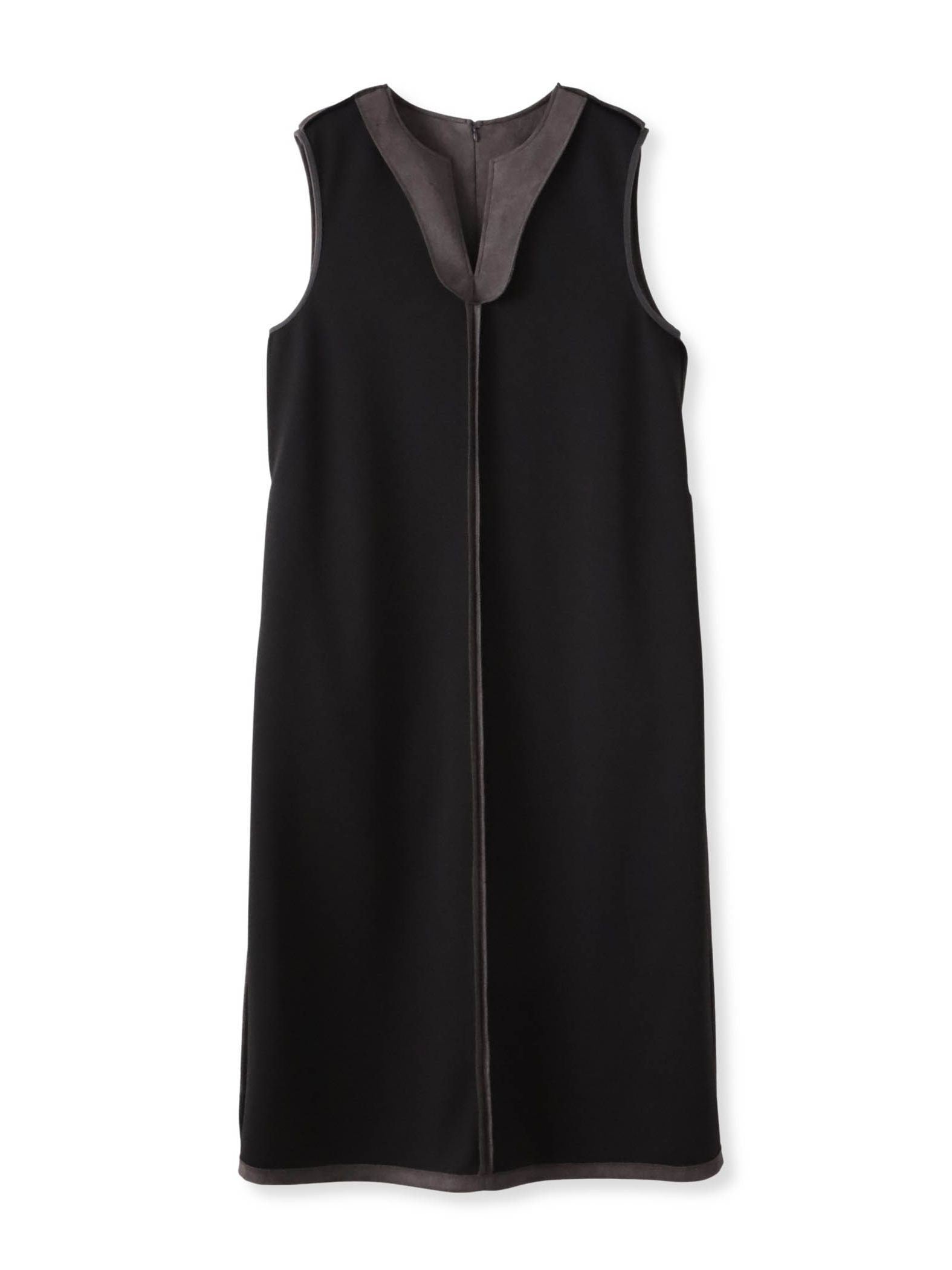 【WEB限定】フェイクスエードワンピース≪洗える≫