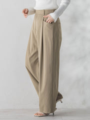 ワイドポケットタックパンツ