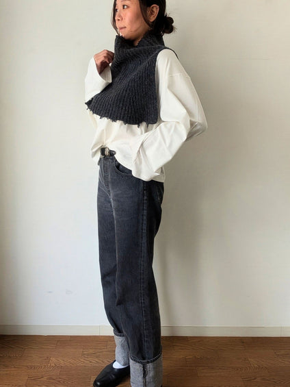 【予約販売】rib neck scarf