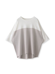 【WEB限定】”涼感”バイカラーニット