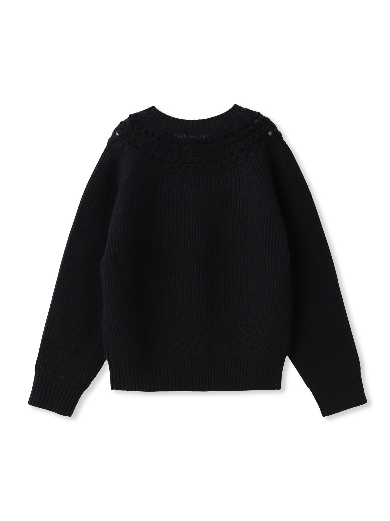 透かし編みノルディックガラニット