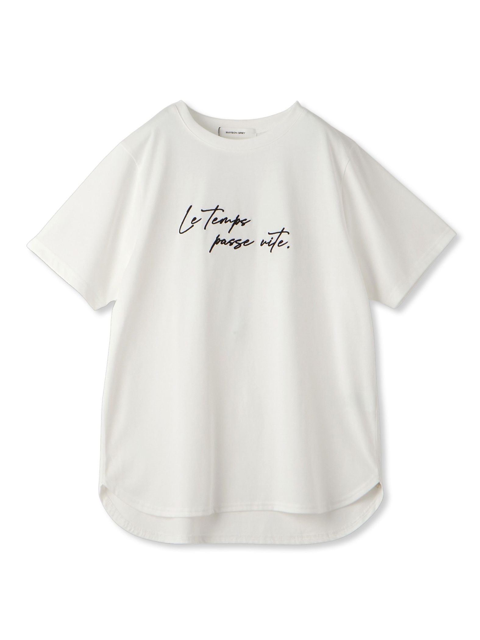 ハンドメッセージ刺繍ロゴTシャツ≪洗濯機で洗える≫