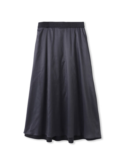 ウールブレンドストレッチフレアスカート≪セットアップ対応/手洗い可能≫