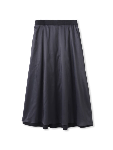 ウールブレンドストレッチフレアスカート≪セットアップ対応/手洗い可能≫