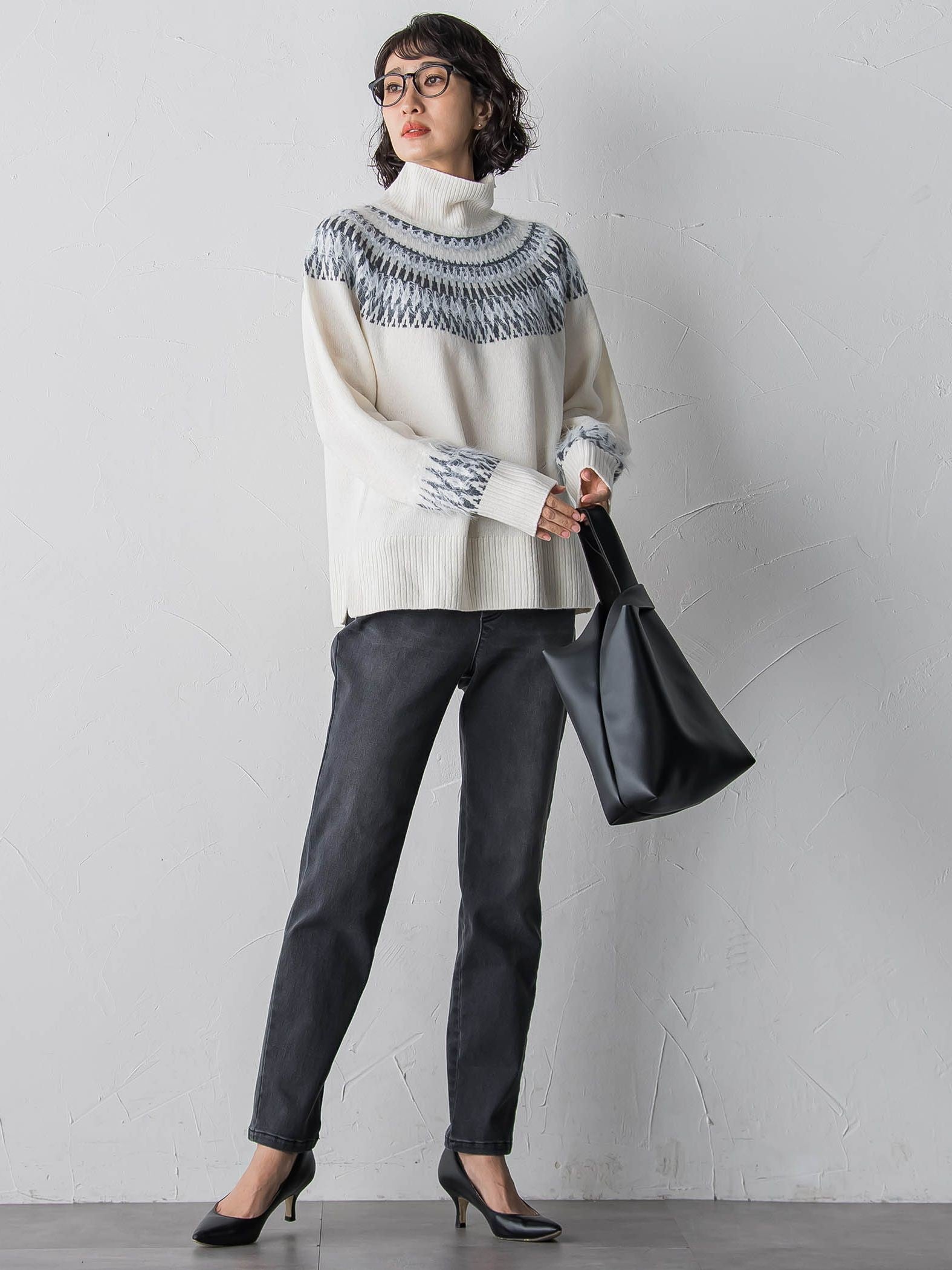 フェアアイル柄ニット