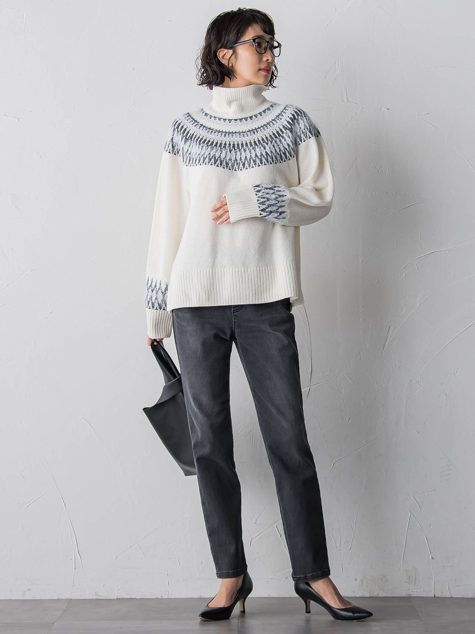 フェアアイル柄ニット