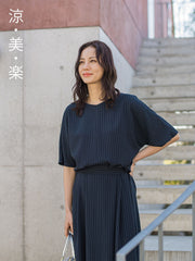 ≪シリーズ累計2万枚突破！≫【涼・美・楽】Vネックブラウス