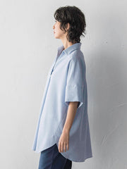 【WEB限定/追加生産】”着るだけでサマになる”頼れるスキッパーチュニック