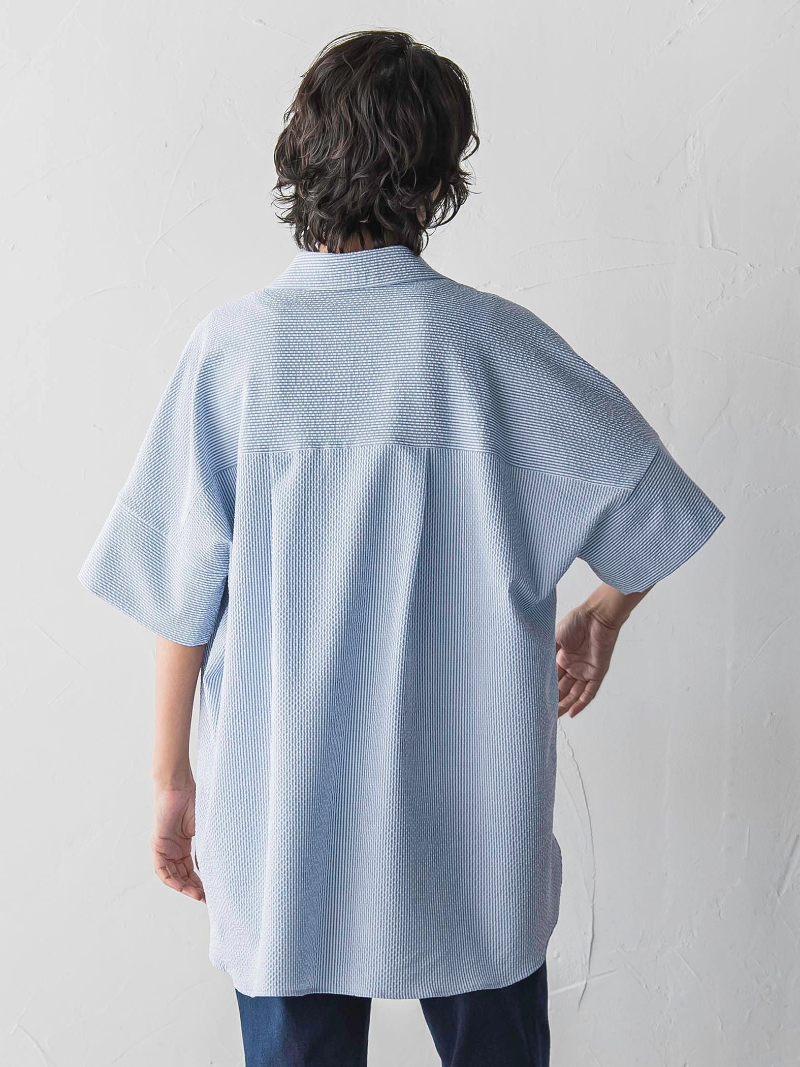 【WEB限定/追加生産】”着るだけでサマになる”頼れるスキッパーチュニック