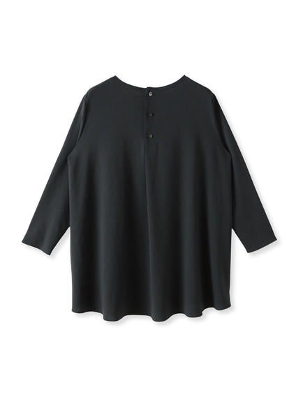 ”Tシャツ感覚で着られる”ジョーゼットブラウス≪洗濯機で洗える≫