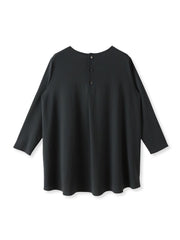 ”Tシャツ感覚で着られる”ジョーゼットブラウス≪洗濯機で洗える≫