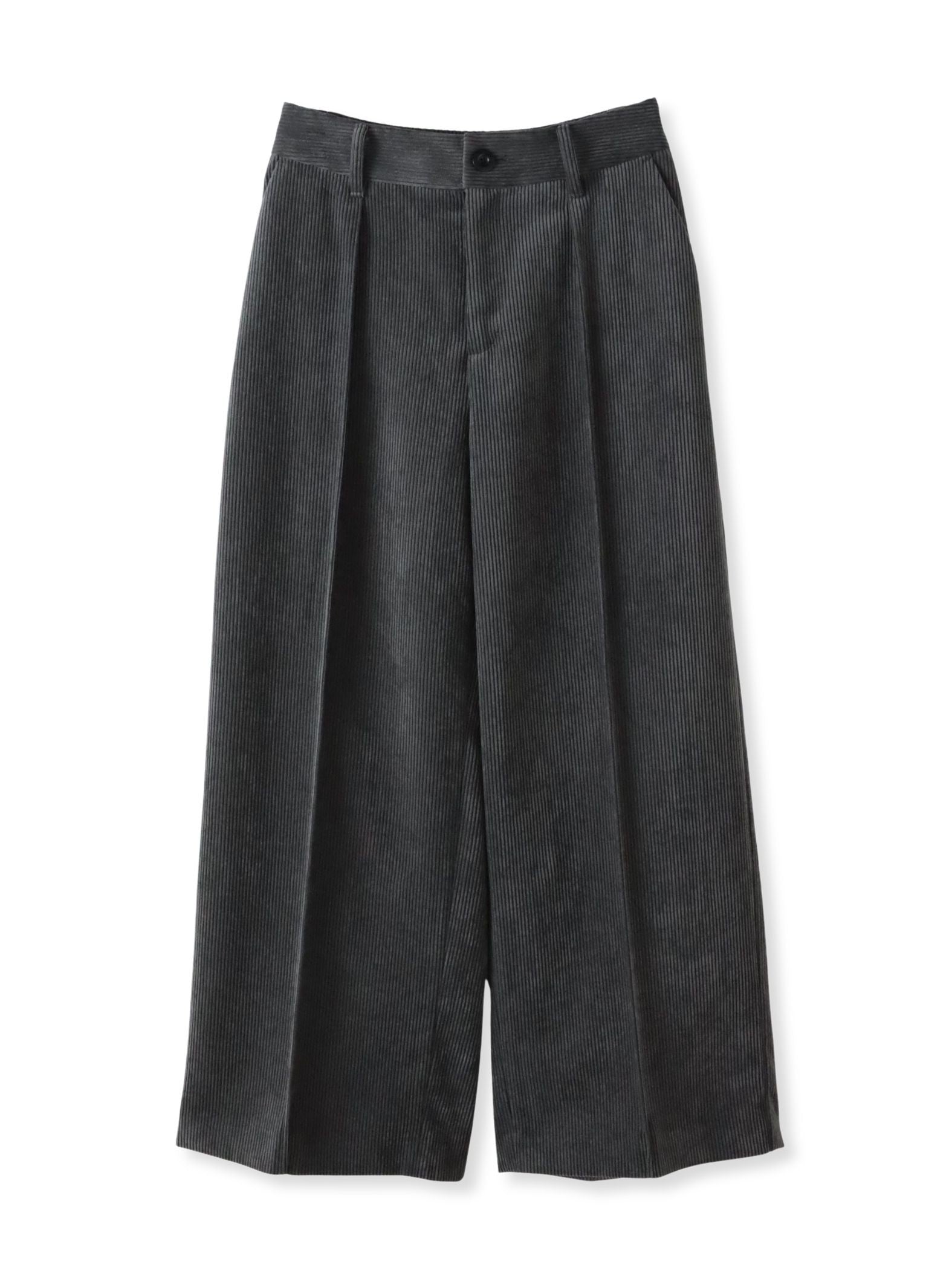 コーデュロイワイドパンツ≪洗濯機で洗える≫
