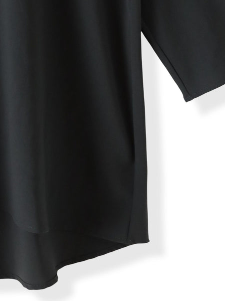 ”Tシャツ感覚で着られる”ジョーゼットブラウス≪洗濯機で洗える≫