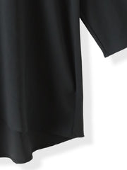”Tシャツ感覚で着られる”ジョーゼットブラウス≪洗濯機で洗える≫