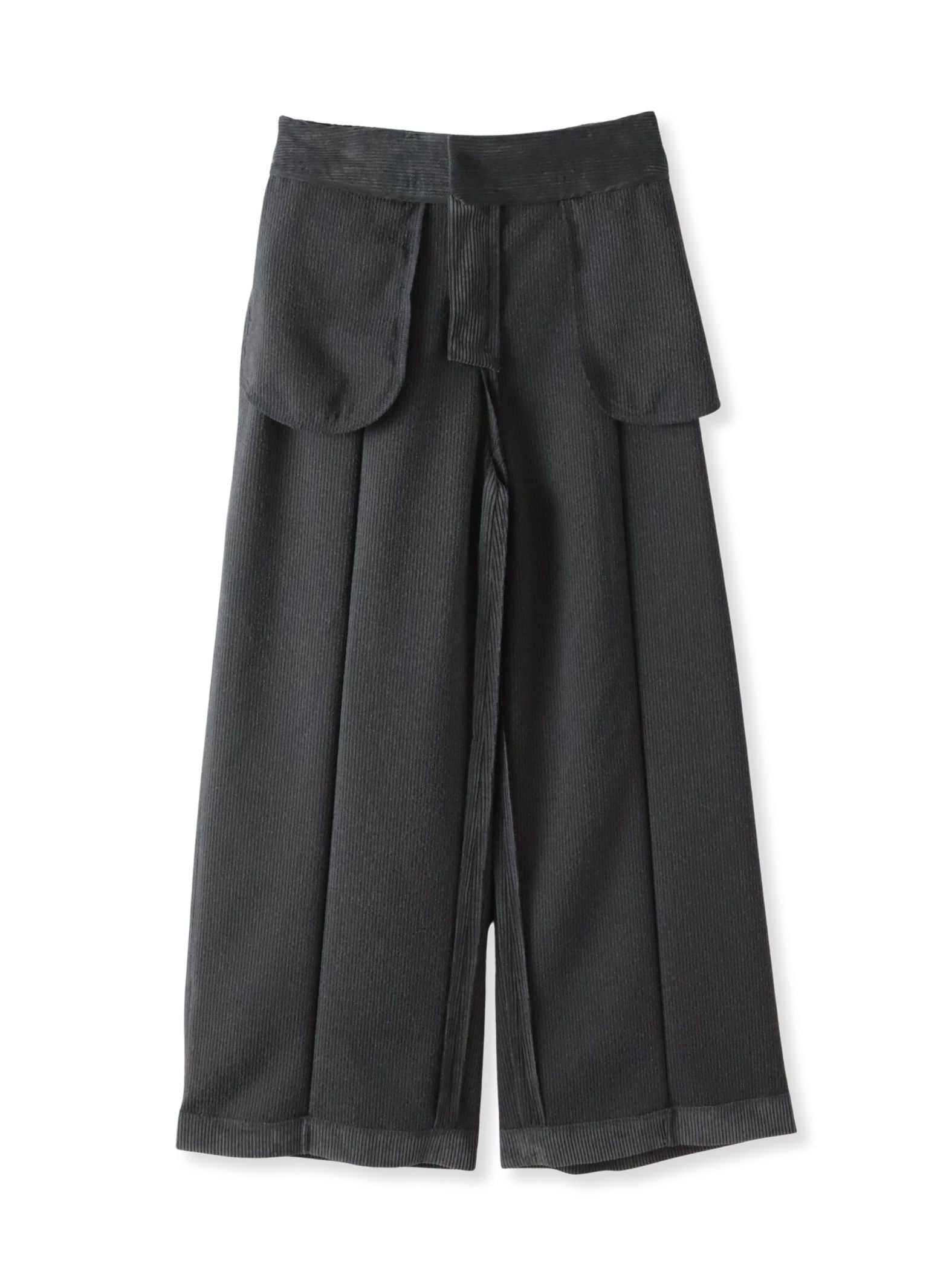 コーデュロイワイドパンツ≪洗濯機で洗える≫