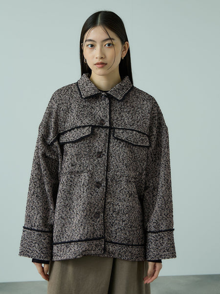 MIXツィードCPOジャケット