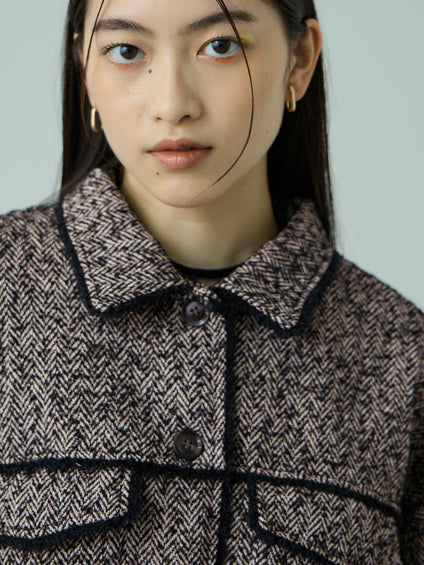 MIXツィードCPOジャケット