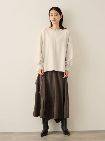 スウェードタッチダンボールプルオーバー≪手洗い可能≫