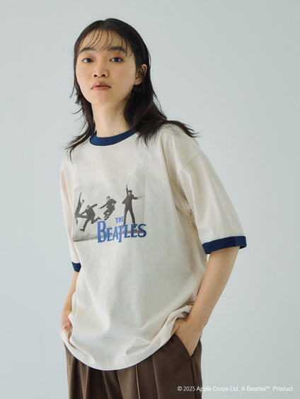 THE　BEATLESフォトツアーロゴT≪洗濯機で洗える≫