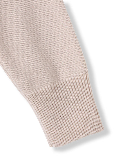 ビジュー刺繍カーディガン≪手洗い可能≫