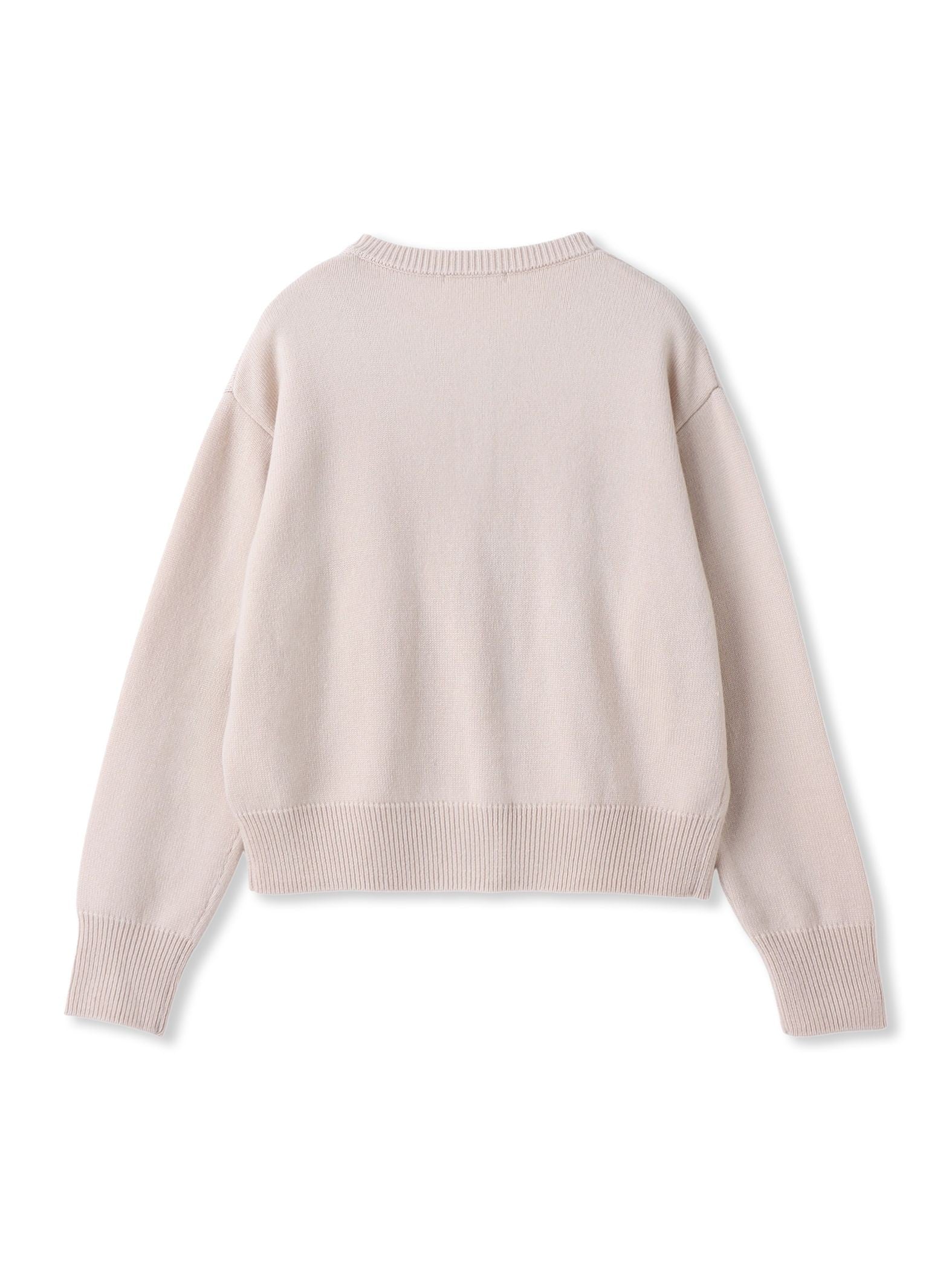 ビジュー刺繍カーディガン≪手洗い可能≫