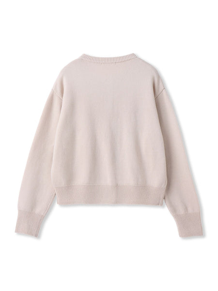 ビジュー刺繍カーディガン≪手洗い可能≫