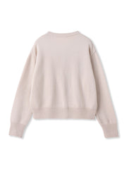 ビジュー刺繍カーディガン≪手洗い可能≫