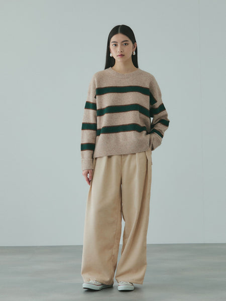 サージ2タックワイドパンツ≪手洗い可能≫