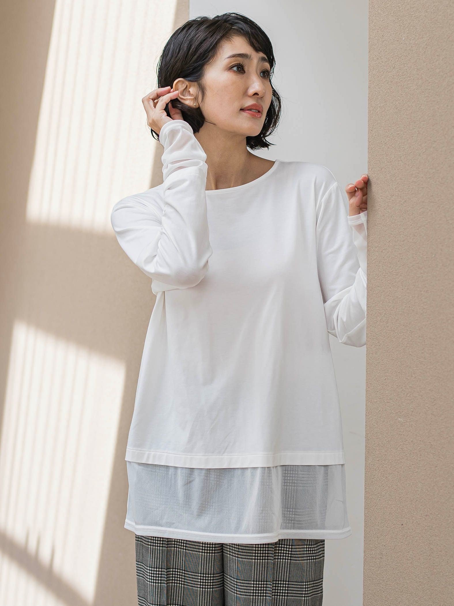 【WEB限定】”重ねるだけで格上げ”レイヤードインナー