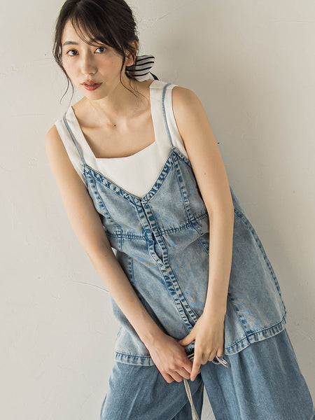 Air DENIM キャミビスチェ