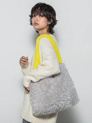 バイカラーエコファートートバッグ　M