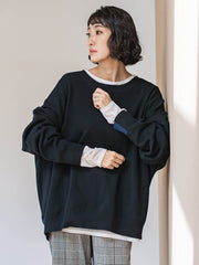 【WEB限定/大きいサイズ】”重ねるだけで格上げ”レイヤードインナー