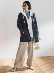 【大きいサイズ】リネンライクオックスパンツ