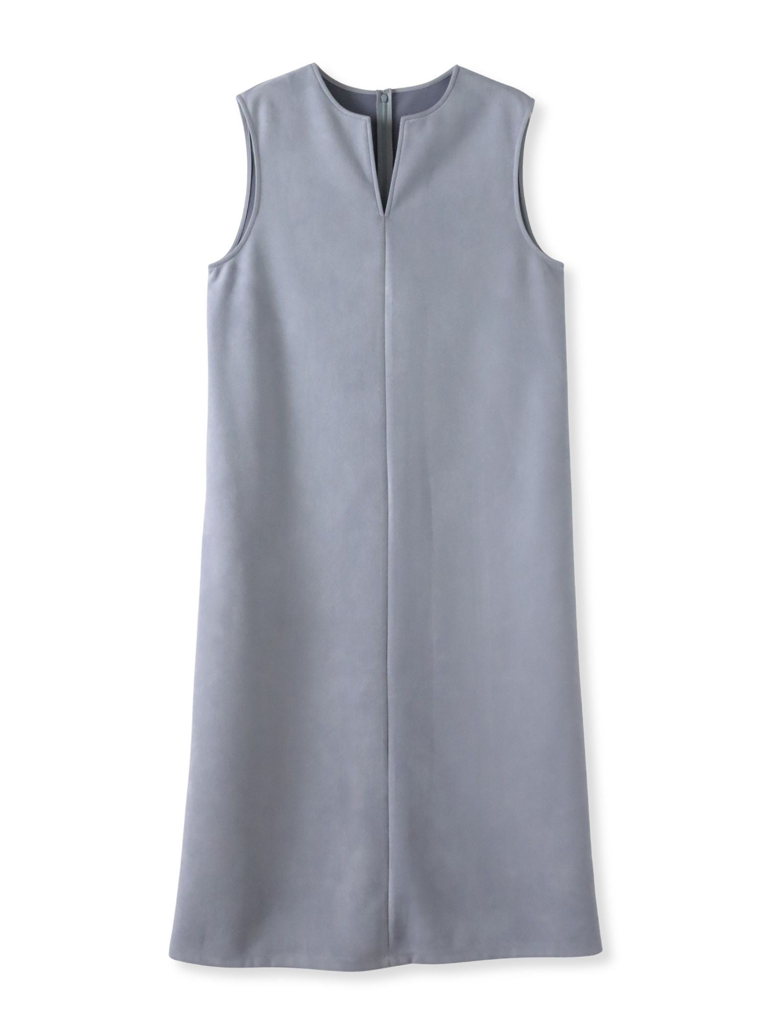 【WEB限定】フェイクスエードワンピース≪洗える≫