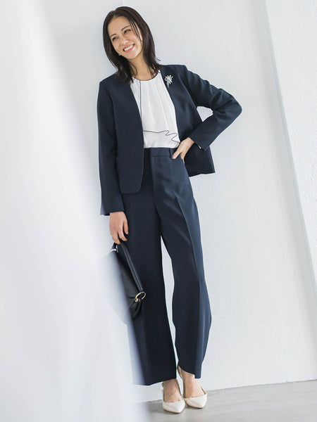 【WEB限定 13号】トリクシオンワイドパンツ≪セットアップ対応/手洗い可能≫