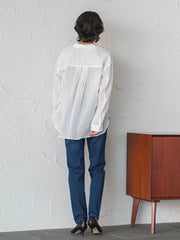 【WEB限定/大きいサイズ】ぐーんと伸びるデニムレギパン≪洗濯機で洗える≫