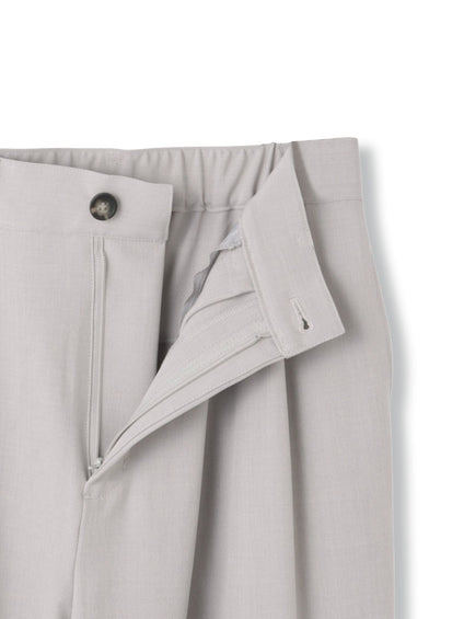 2WAYメランジツイルタックワイドパンツ