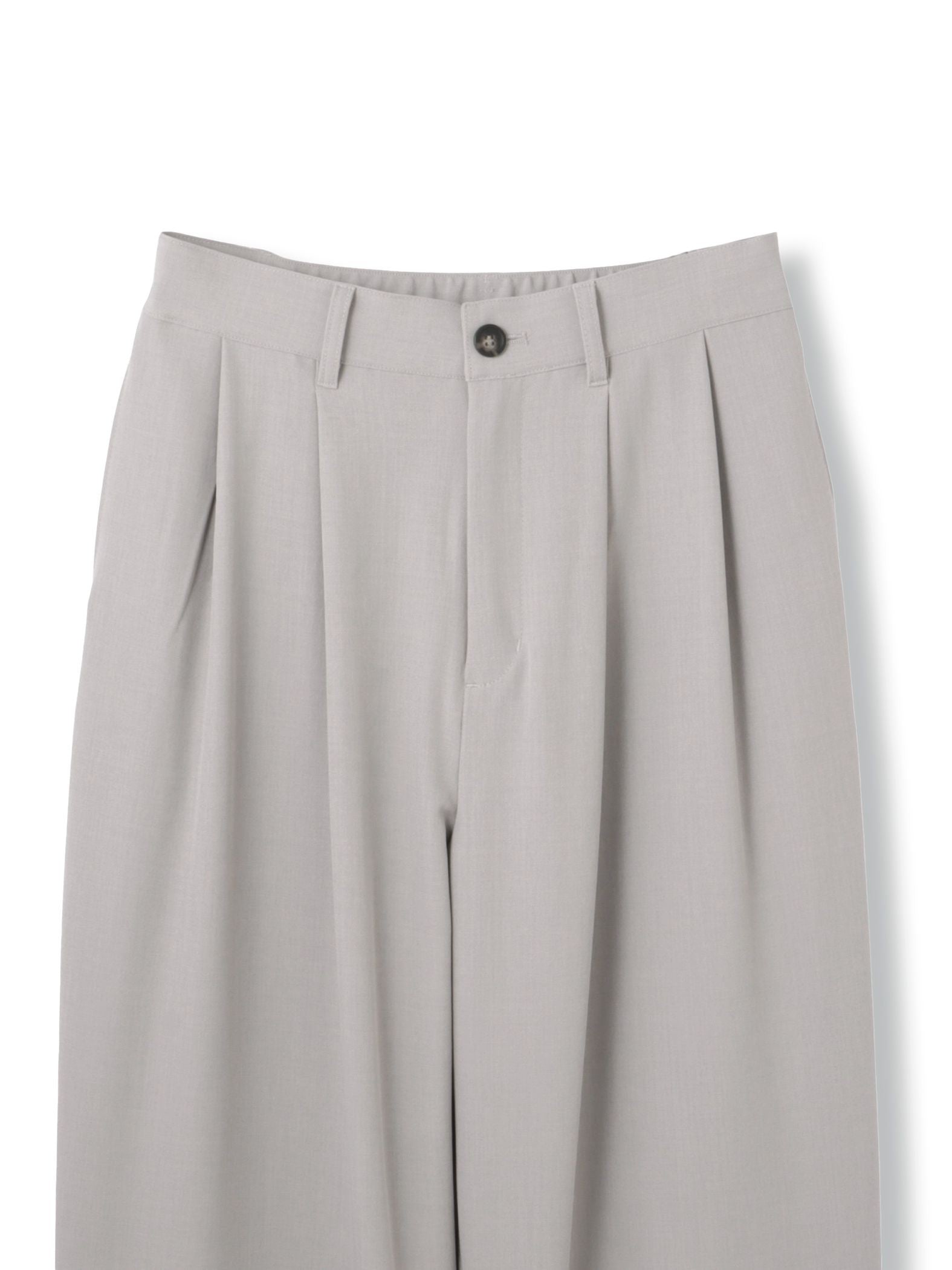 2WAYメランジツイルタックワイドパンツ