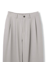 2WAYメランジツイルタックワイドパンツ